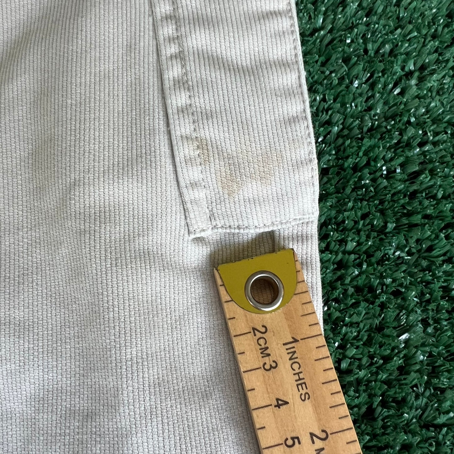 Y2K DKNY Baggy Light Khaki Pants - 38x30.5" 20" Openings