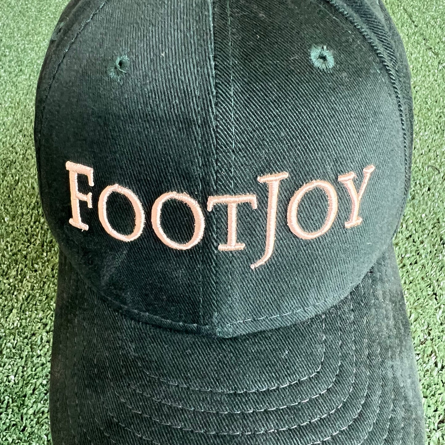 90s New Era FootJoy Golfing Dark Green Strapback Hat