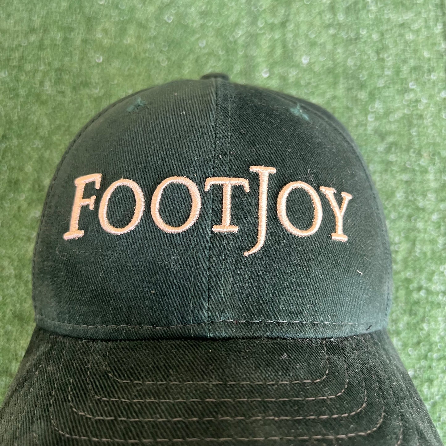 90s New Era FootJoy Golfing Dark Green Strapback Hat