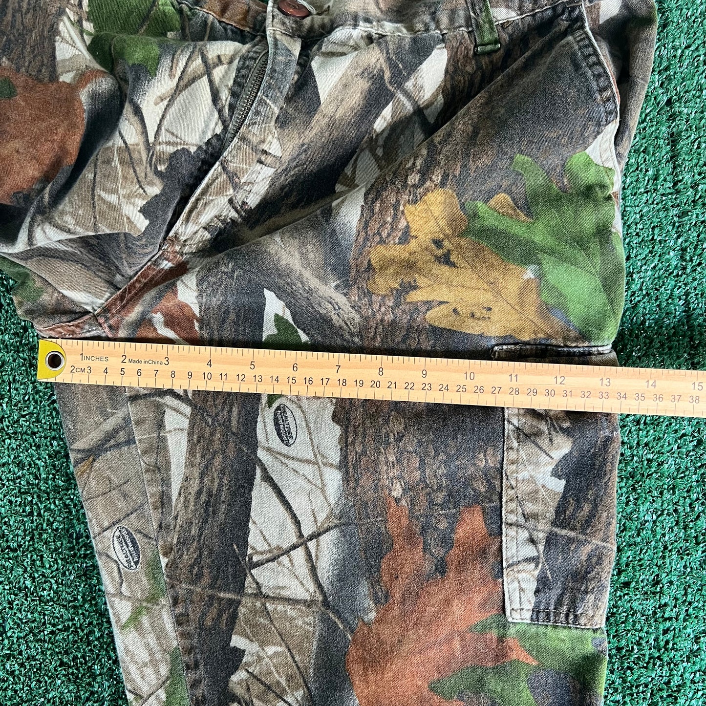 90s Ranger Realtree Hardwood Camouflage Straight Cargo Pants - Large 38x29