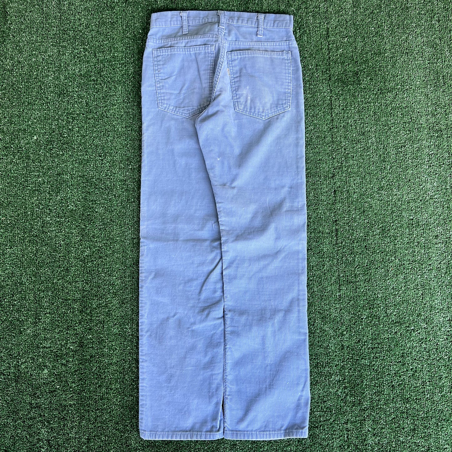 80s Levi's 519 Corduroy Baby Blue Straight Leg Pants - 29x29"