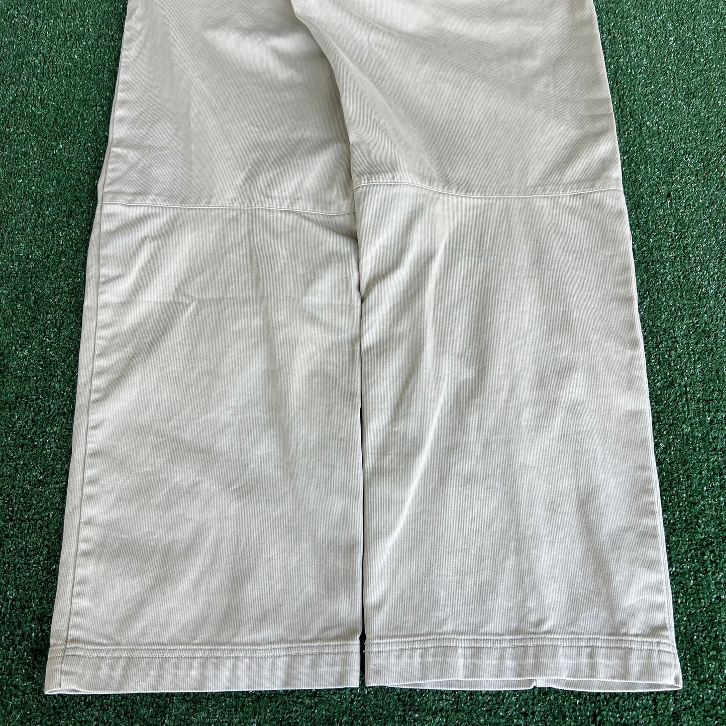 Y2K DKNY Baggy Light Khaki Pants - 38x30.5" 20" Openings