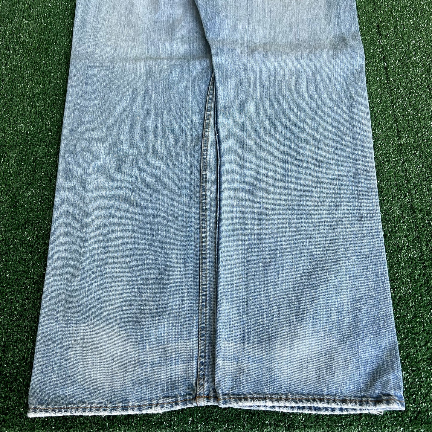 Y2K Unionbay Baggy Light Wash Blue Jeans - 36x 32.5" 19" Opens