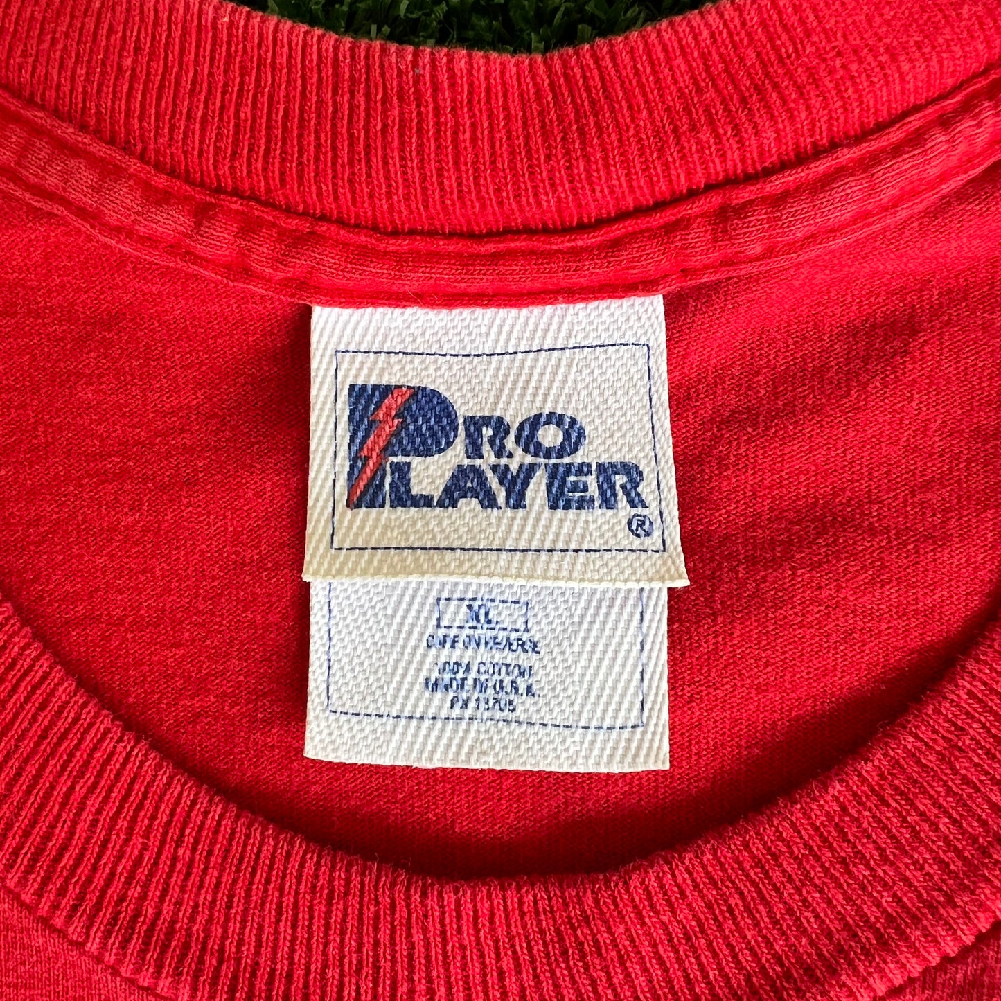 90s Pro Player NFL Tampa Bay Buccaneers Red Single Stitch T-Shirt - XL