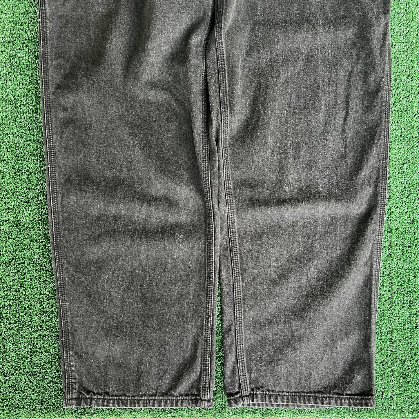 2005 Harley-Davidson Carpenter Baggy Black Jeans - 37x32.75" 18.5" Openings