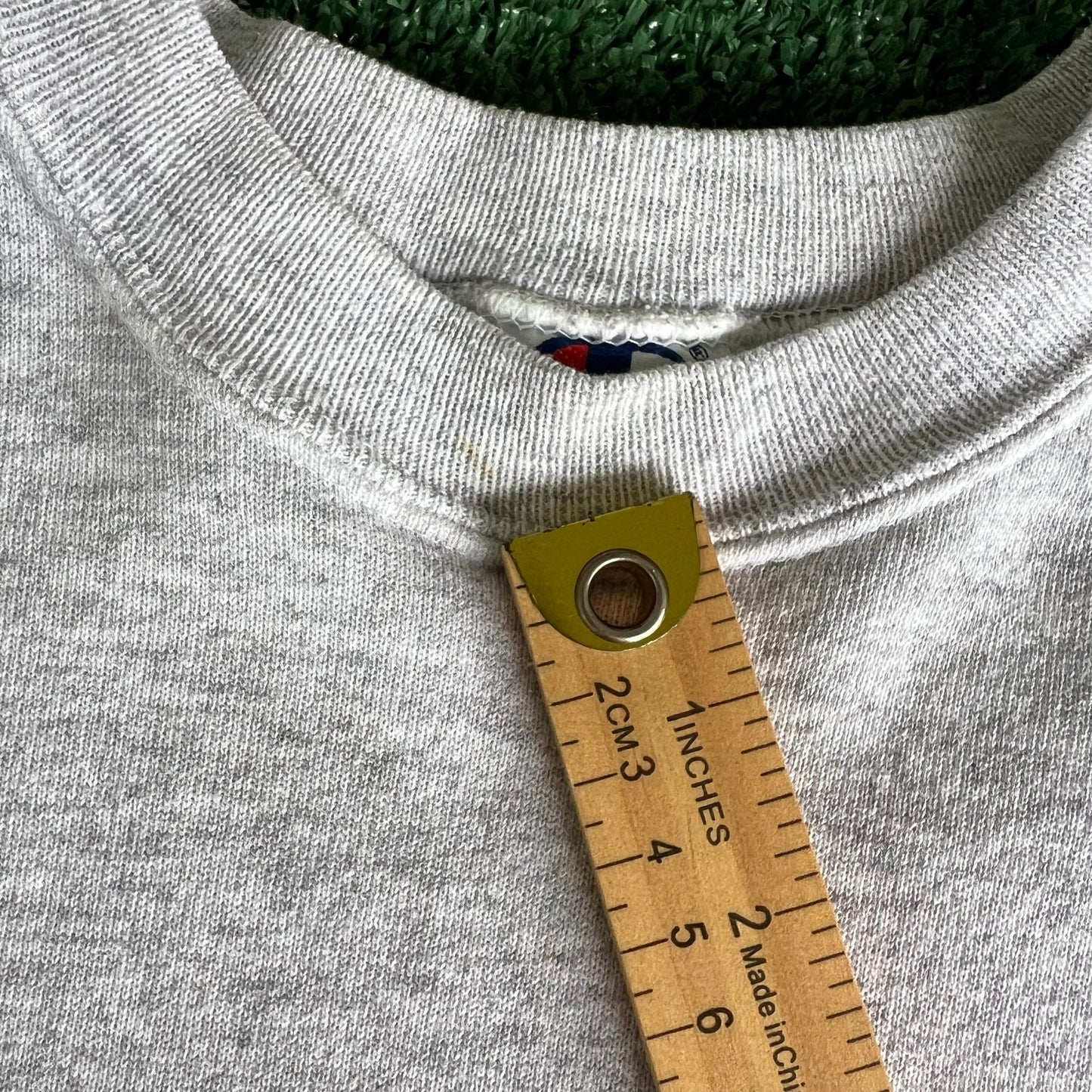 1996 Champion Atlanta Olympics USA Team Gray Sweatshirt - Small