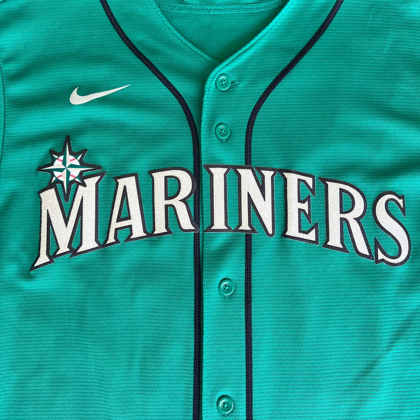 Nike MLB Seattle Mariners Ken Griffey Jr. #24 Teal Baseball Jersey - Large