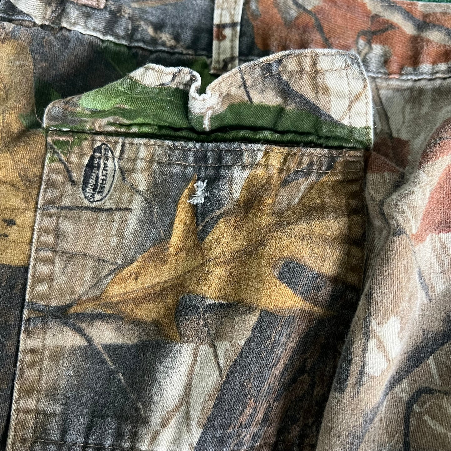 90s Ranger Realtree Hardwood Camouflage Straight Cargo Pants - Large 38x29