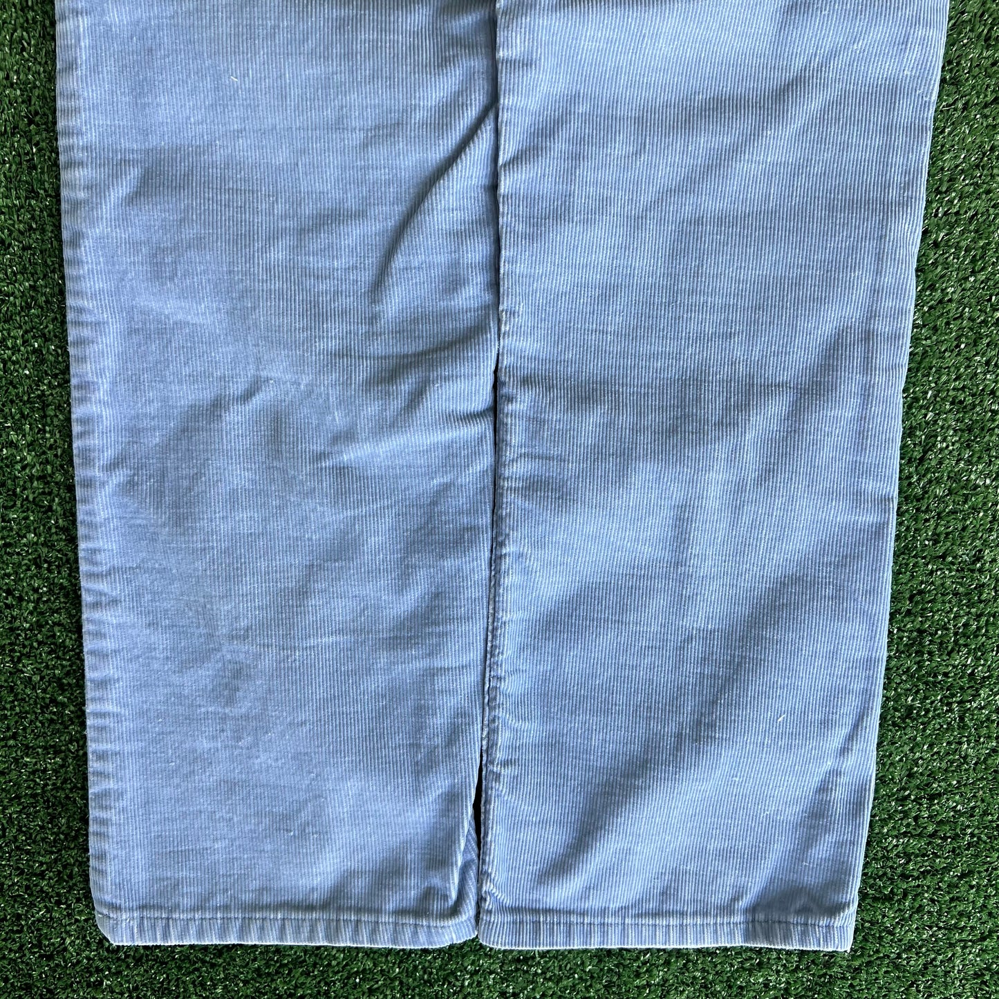 80s Levi's 519 Corduroy Baby Blue Straight Leg Pants - 29x29"