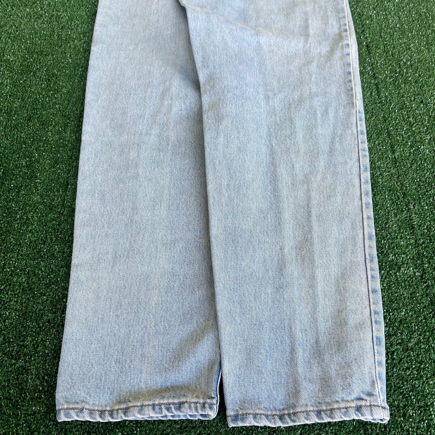 90s Levi's 560 Light Wash Baggy Tapered Loose Fit USA Blue Jeans - 31x34"