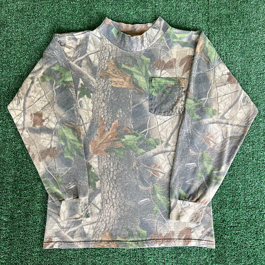 90s RedHead Realtree Camouflage Long Sleeve T-Shirt - Medium