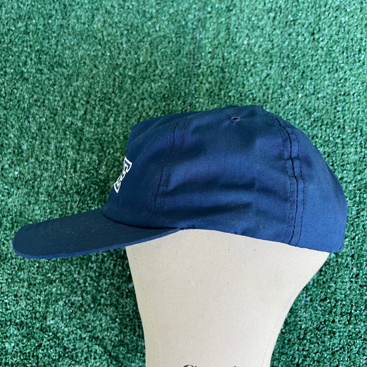 80s Nike Yupoong Navy Blue Low Profile Snapback Hat