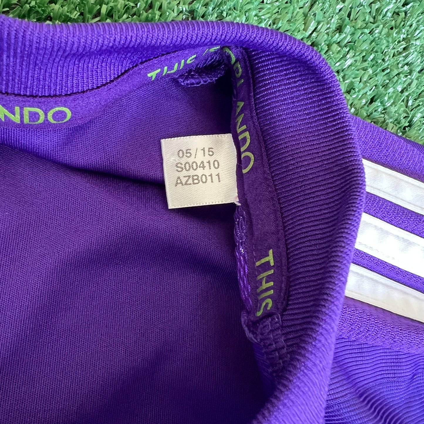 2015 Adidas MLS Orlando City SC Home Purple Soccer Jeresy - Medium