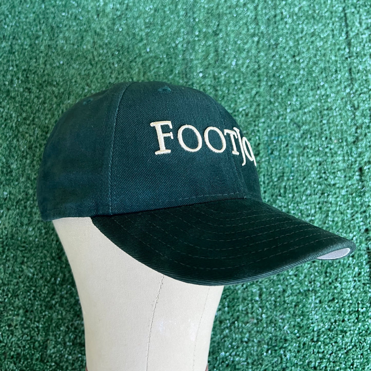 90s New Era FootJoy Golfing Dark Green Strapback Hat