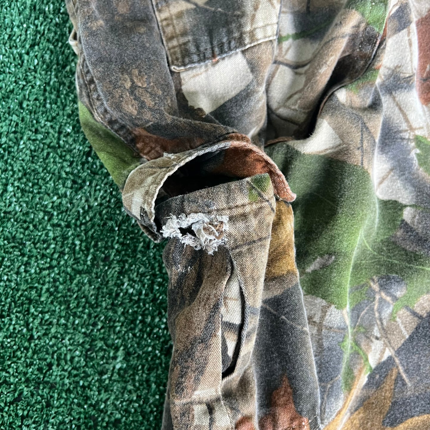 90s Ranger Realtree Hardwood Camouflage Straight Cargo Pants - Large 38x29