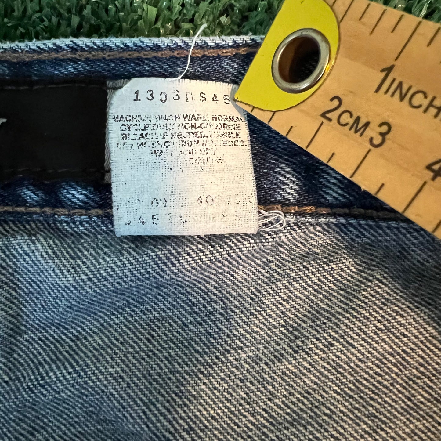 90s Levi's SilverTab Baggy Dark Wash Blue Jeans - 39x27.5" 20" Openings