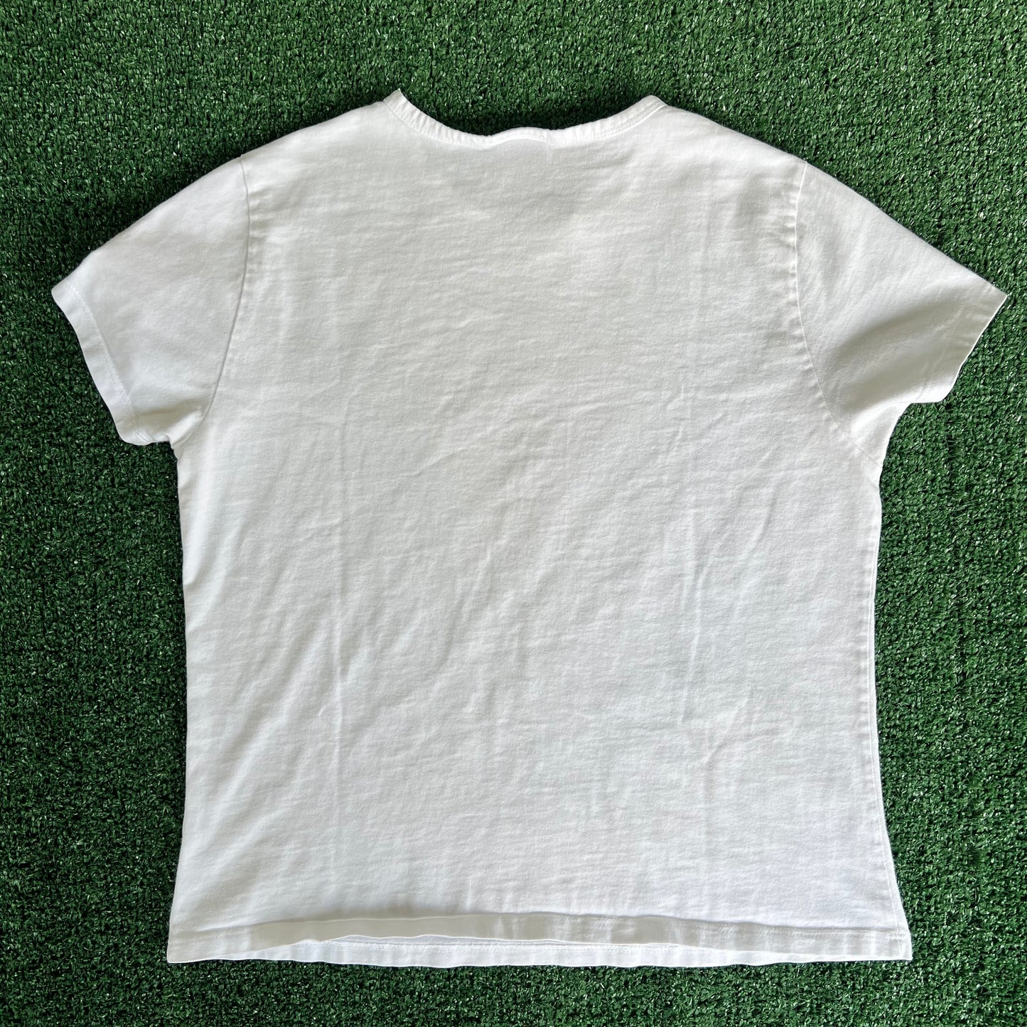 Women's 90s Oakley Software Center Logo White T-Shirt - Large