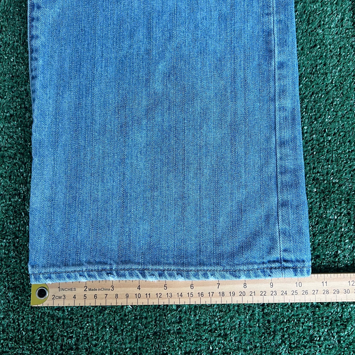 Y2K Old Navy Loose Light Blue Wide-Leg Baggy Jeans - 40x31.5" 21" Openings