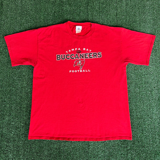 Y2K NFL Tampa Bay Buccaneers Red T-Shirt - XL