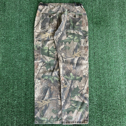 Y2K Ranger Realtree Camouflage Straight Leg Cargo Pants - Medium 33x30.5"